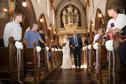 trouwfotograaf kerkdienst